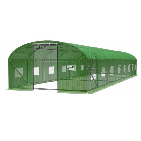 Plastenik zeleni 10x4x2 m (TUN8009)