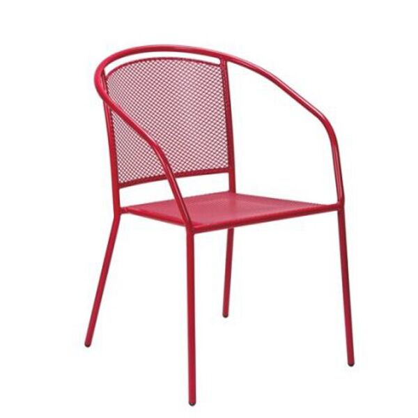 Metalna stolica Arko crvena (051114)