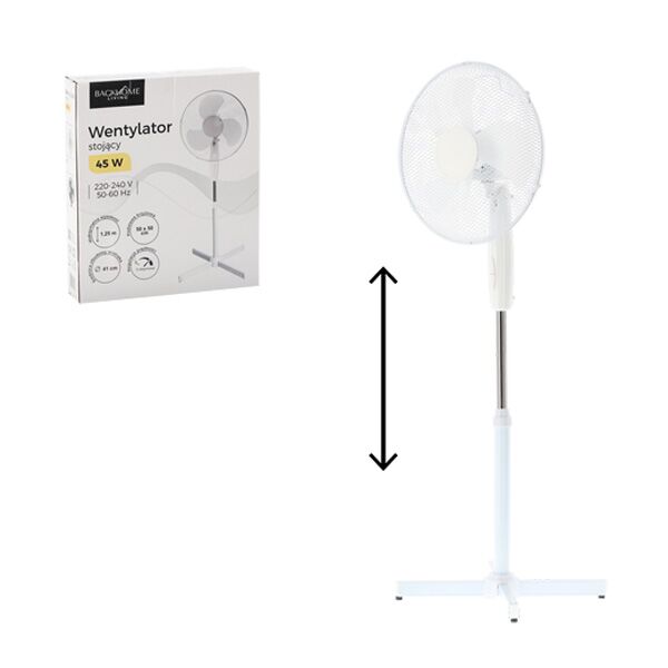Ventilator sa postoljem beli 45W (FAN4218)
