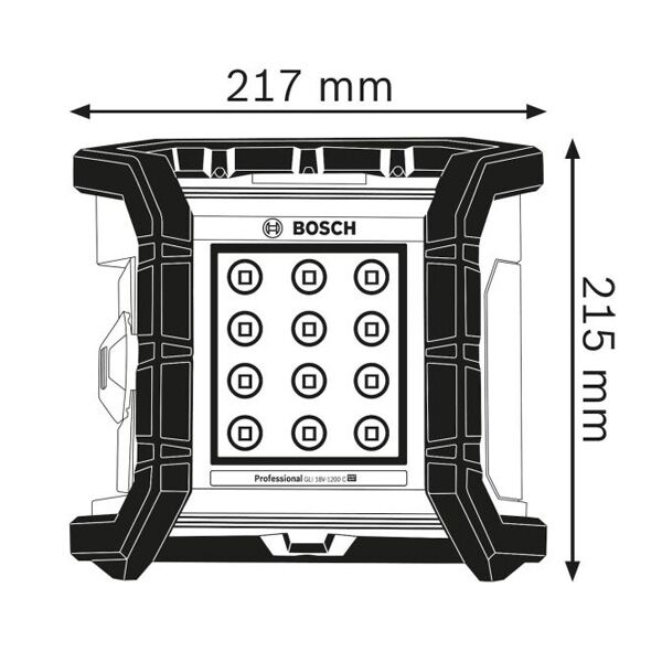 Bosch Aku LED reflektor GLI 18V-1200 C Solo (0601446700) - Image 4