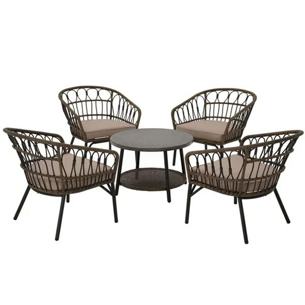 Baštenski set sto + 4 stolice (KJF5683) - Image 3