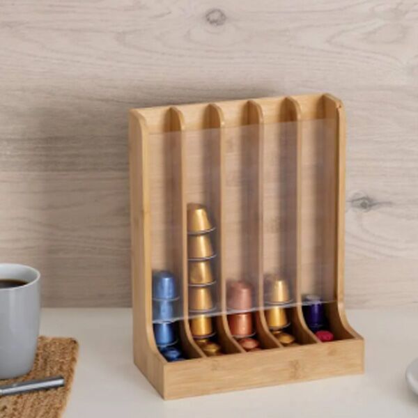 Five Držač kapsula Nespresso 70/1 23x11,5x29 bambus (190035) - Image 2