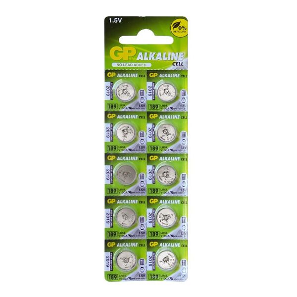 Baterija alkalna LR54 1.5V kom (GP189)