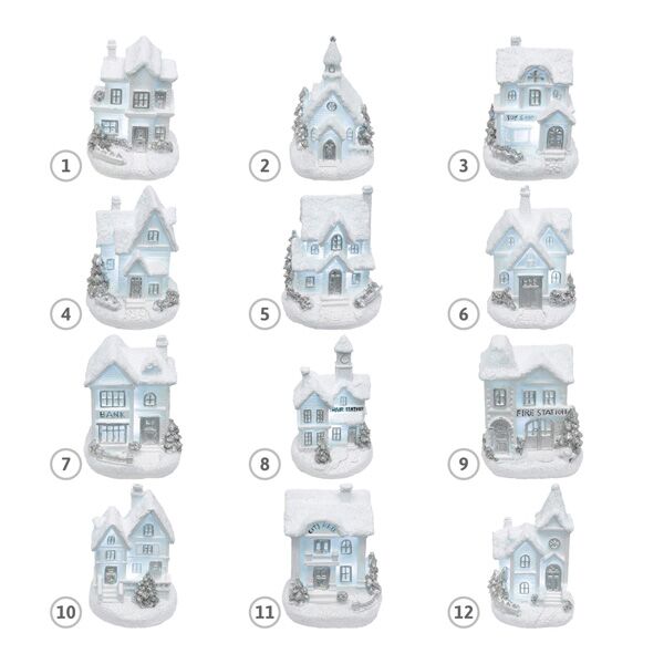 Dekorativna LED zimska kućica (KDC02)