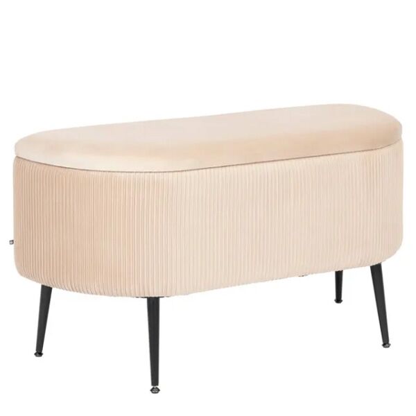 Klupa Solaro 100x40x53 bež sa prostorom za odlaganje (202254B)