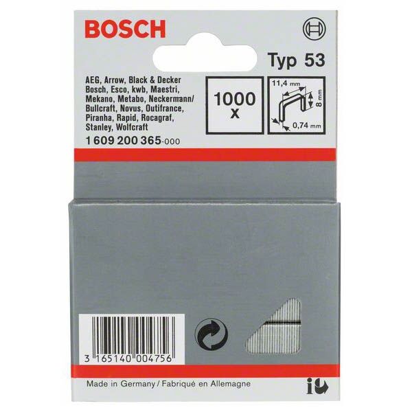 Bosch spajalice 11.4x0.74x8mm tip 53 - Image 2