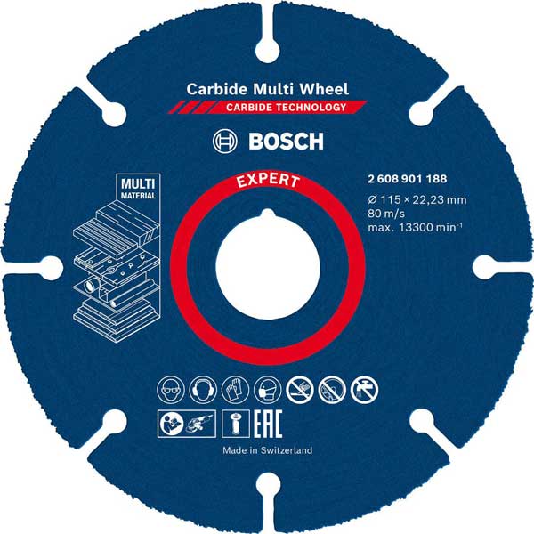 EXPERT Carbide Multi Wheel (115/125) rezne ploče