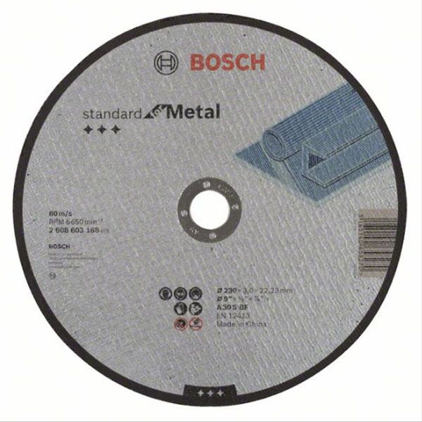 Bosch rezna ploča ravna 230x22,23x3,0mm 2608603168