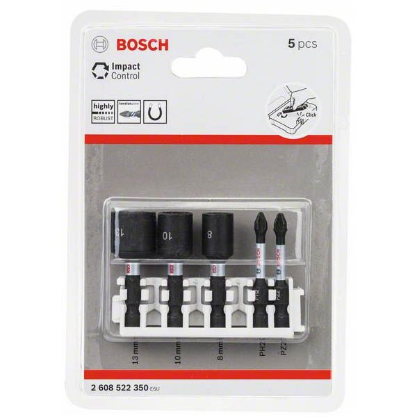 Bosch 5-delni set bitova odvrtača i nasadnih ključeva 2608522350 - Image 2