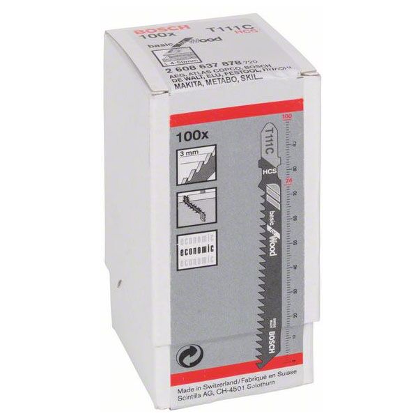 Bosch list ubodne testere T 111 C Basic for Wood 2608637878 - Image 2