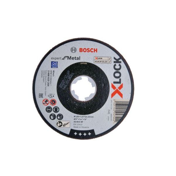 Bosch rezna ploča X-LOCK 125x1,6x22,23 za metal 2608619254