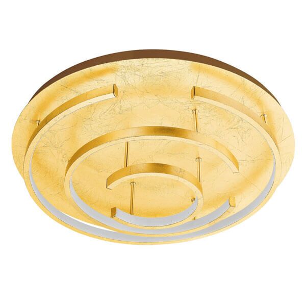 Plafonjera led-dl Pozondon goldfarben/weiss 98488