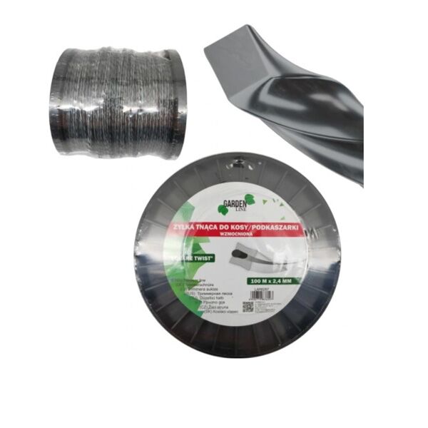 Silk za trimer Square Twist 100 m x 2,4 mm (LAR6297)