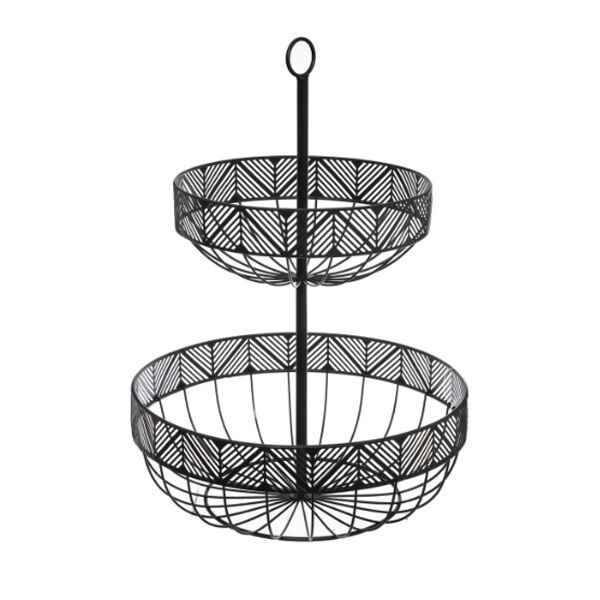 Korpa Frieze na dva nivoa crna (154289)