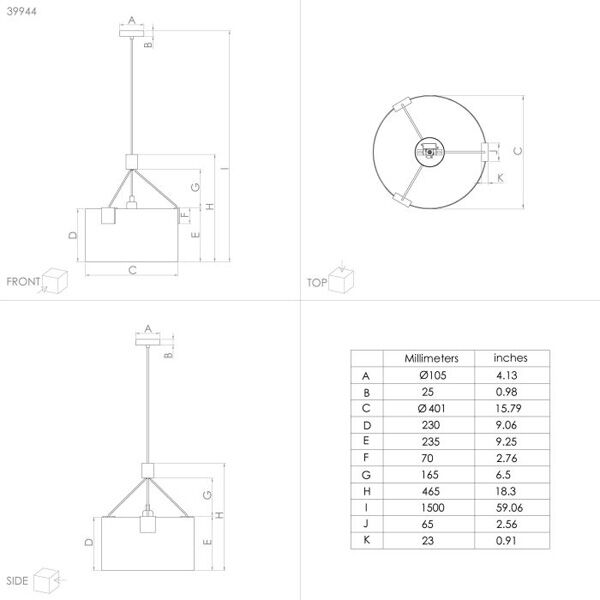 Eglo Visilica Potosi E27 (39944) - Image 4