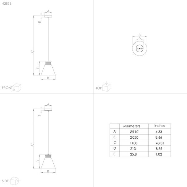 Eglo Visilica Twicken E27 (43838) - Image 3