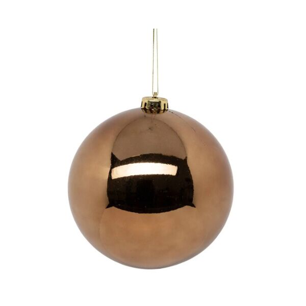 Novogodišnji ukras za jelku maxi kugla 150mm bronza (184614)