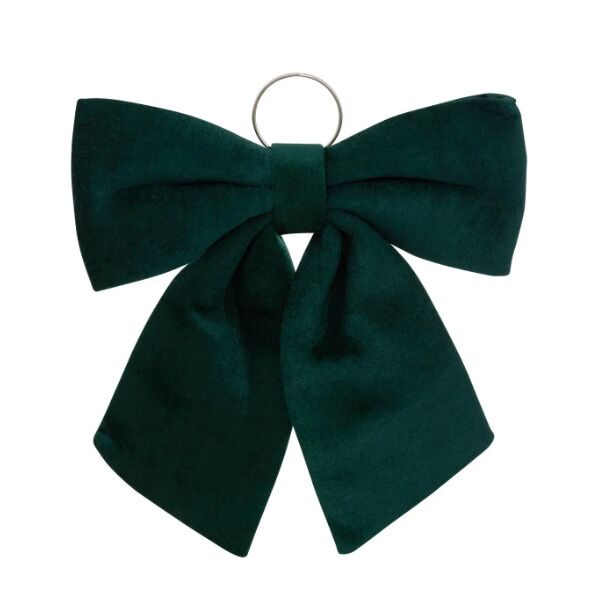 Novogodišnja dekorativna mašna XXL 70x67 zelena (207612)