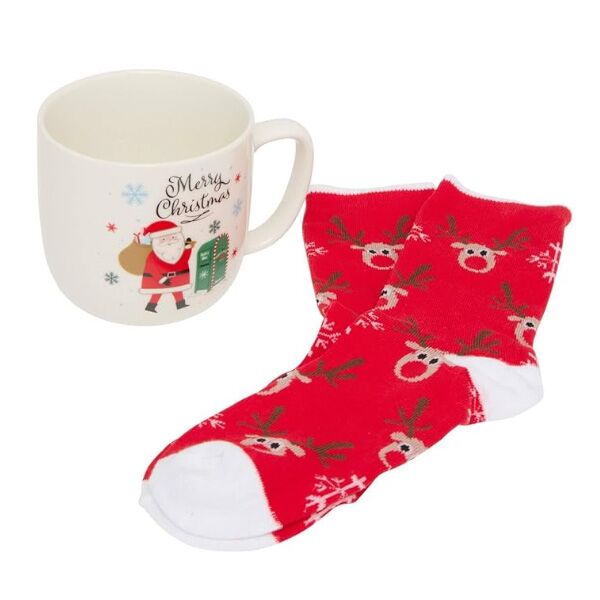 Novogodišnji set šolja 53cl i čarape (208708)