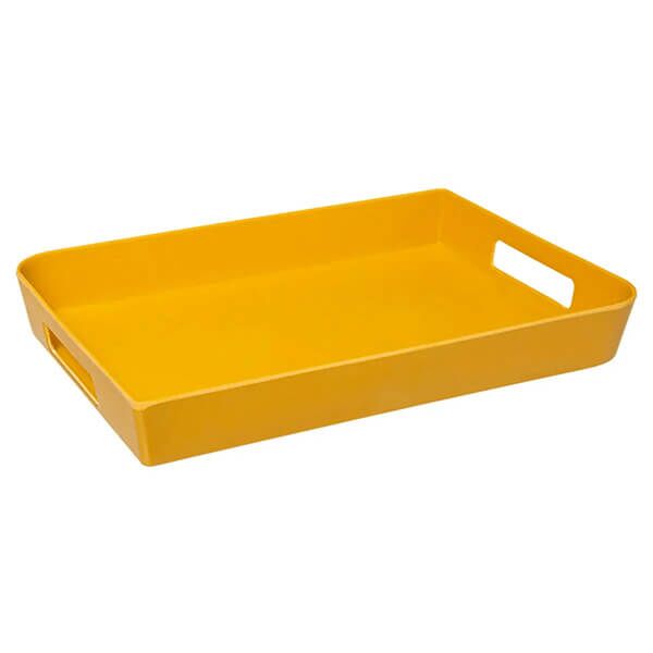Poslužavnik 35x25cm melamin žuti Five 179729C
