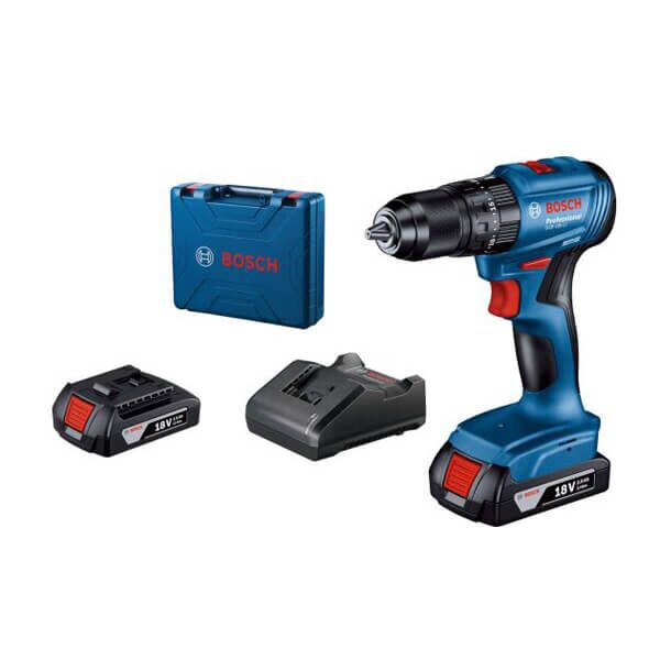 Bosch Aku vibraciona bušilica GSB 185-Li 18V 2x2,0Ah u koferu (06019K3100)