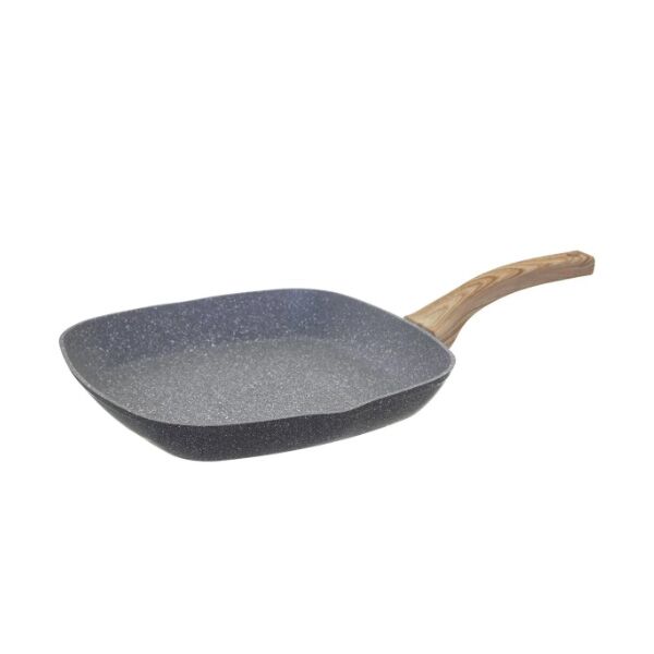 Five Tiganj za grilovanje Caractere 28 cm kovani aluminijum bakelit siva (120070A)