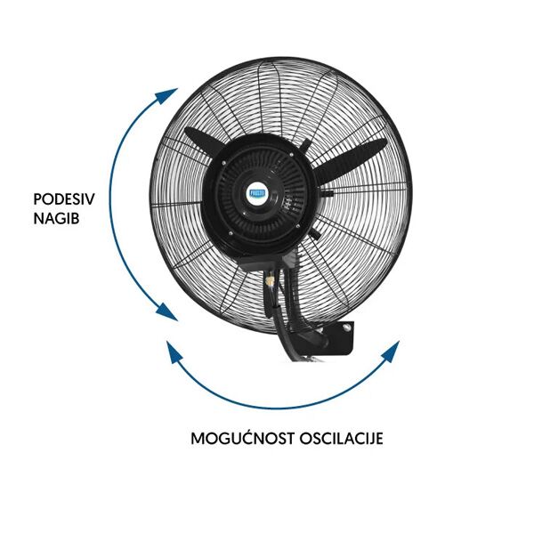 Zidni ventilator sa raspršivačem vode 9l (MSF2608C) - Image 2