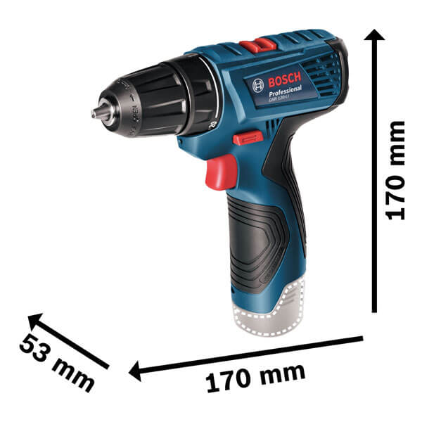 Bosch GSR 120-LI aku bušilica/odvrtač 06019G8000 - Image 4