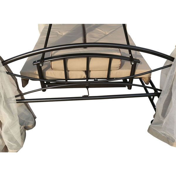 Gazebo ljuljaška bež 255x175x235cm (C1098) - Image 2