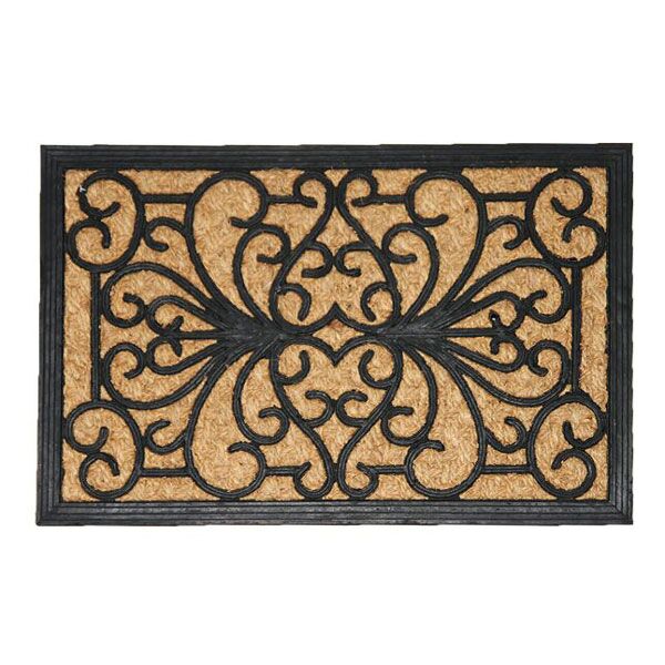 Otirač Sally 40x60cm braided coco/gumeni - smeđi 1401804