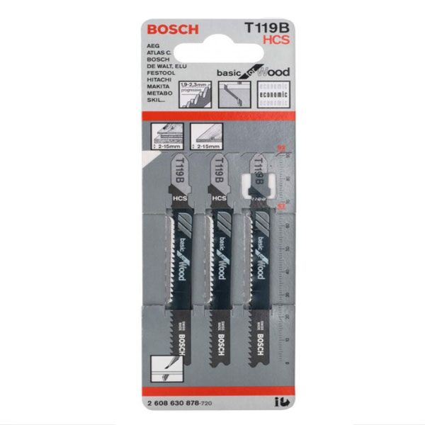 Bosch list ubodne testere T 119 B Basic for Wood 2608630878 - Image 2