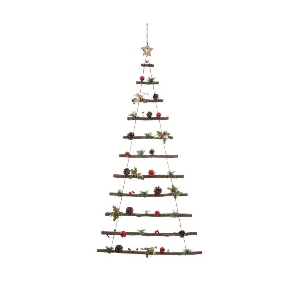 Novogodišnja viseća zidna dekoracija drvo 120 cm (183769)