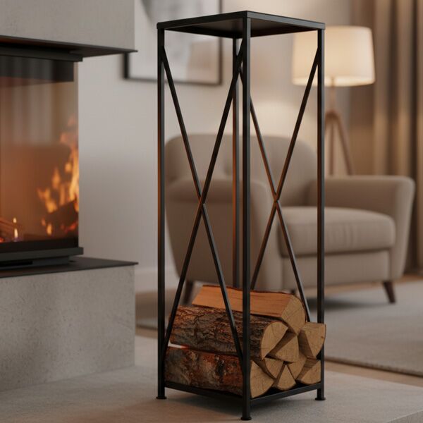 Metalni nosač za drva 34x34x111cm (KOM5875) - Image 2