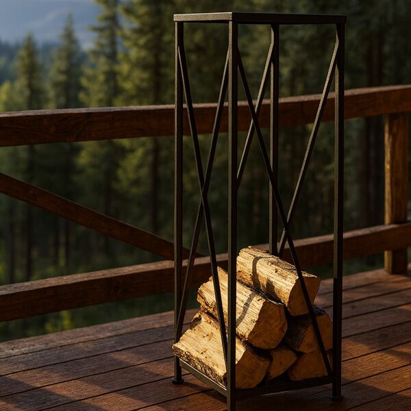 Metalni nosač za drva 34x34x111cm (KOM5875) - Image 3